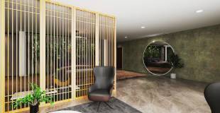 Seamless Acoustic Plaster